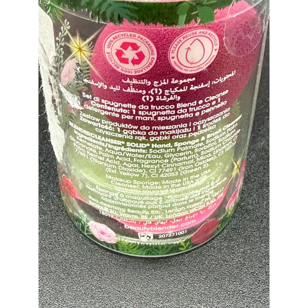 Beautyblender‎ Happily Blended After Blend and Cleanse Set Pink Makeup Sponge
